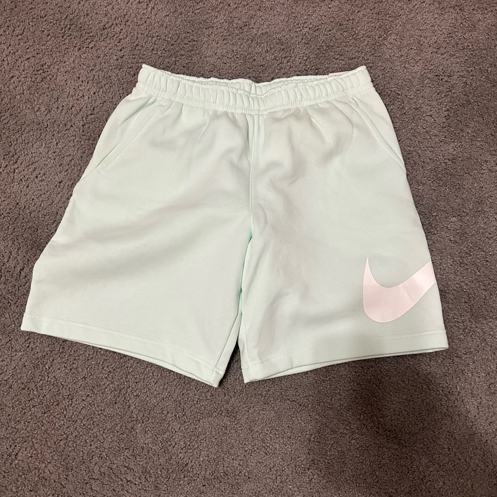 Nike Light Green Athletic Shorts